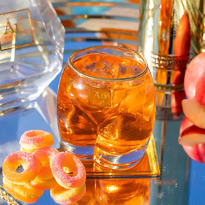Au Vodka A$$ Glass