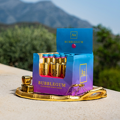 Au Vodka Bubblegum Miniature 5cl