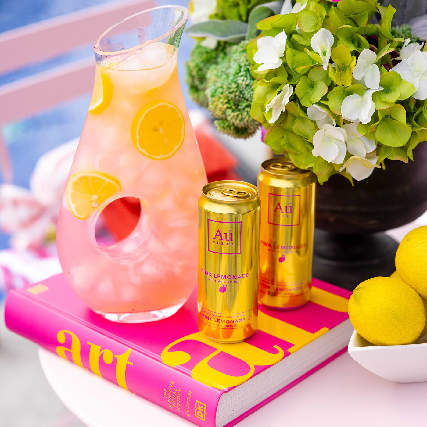 Au Vodka Pink Lemonade Pre-Mixed Cans - Au Vodka