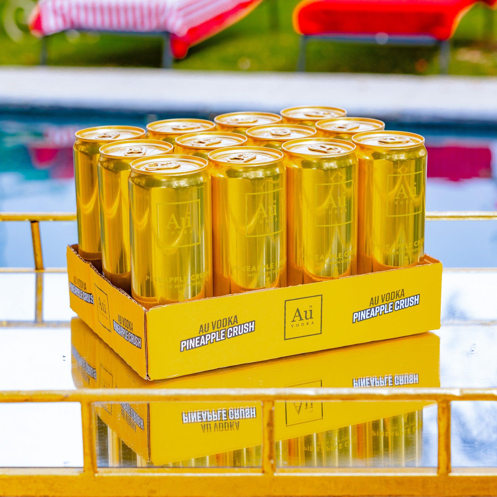 Au Vodka Pineapple Crush Pre-mixed Cans Au vodka near me