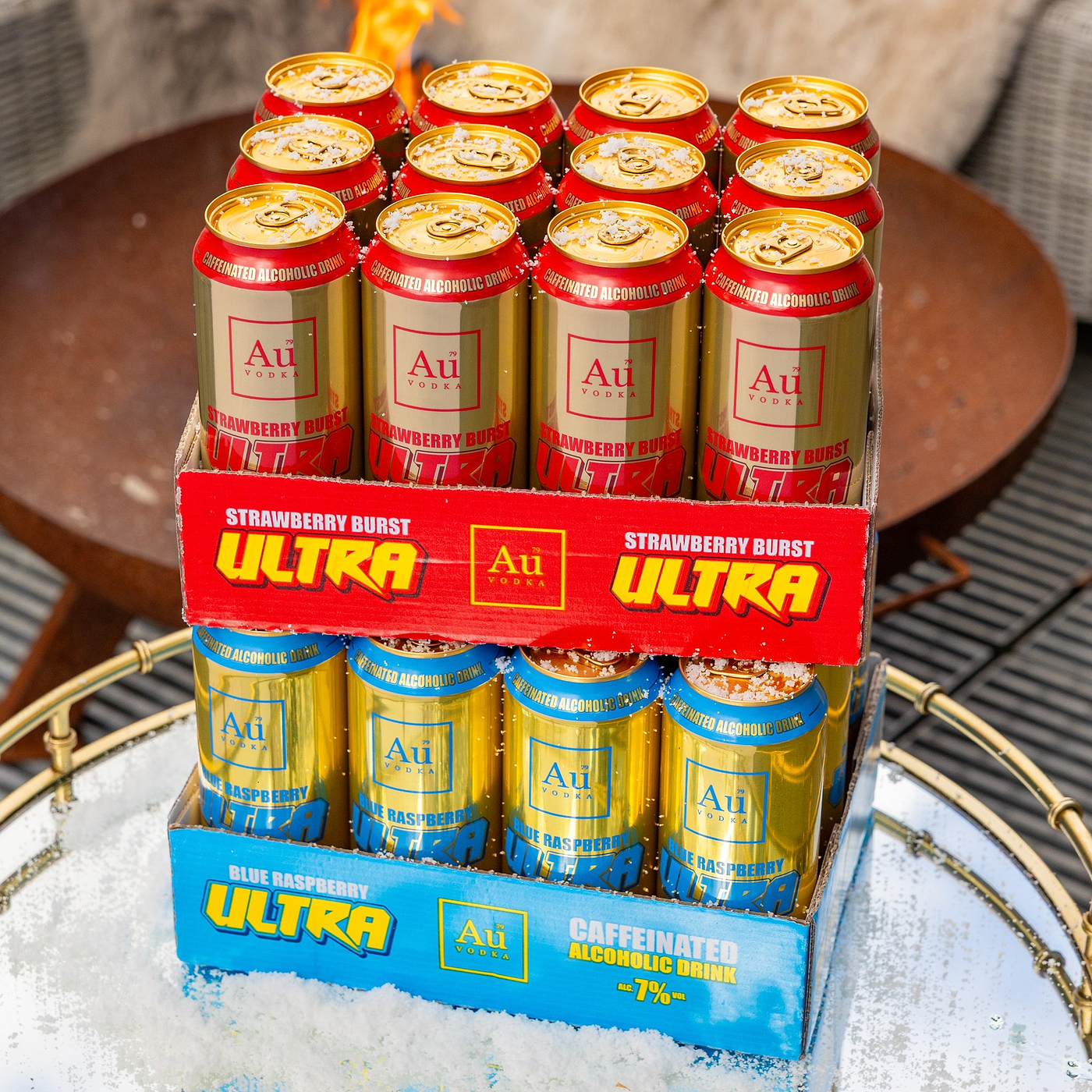 Au Vodka Ultra Cans