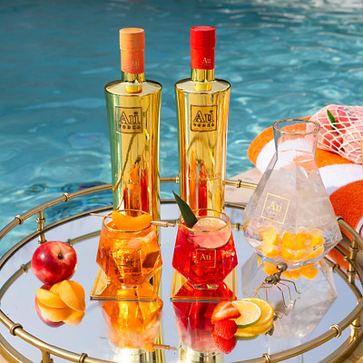 Au Vodka Juicy Peach 2 Bottle Combo