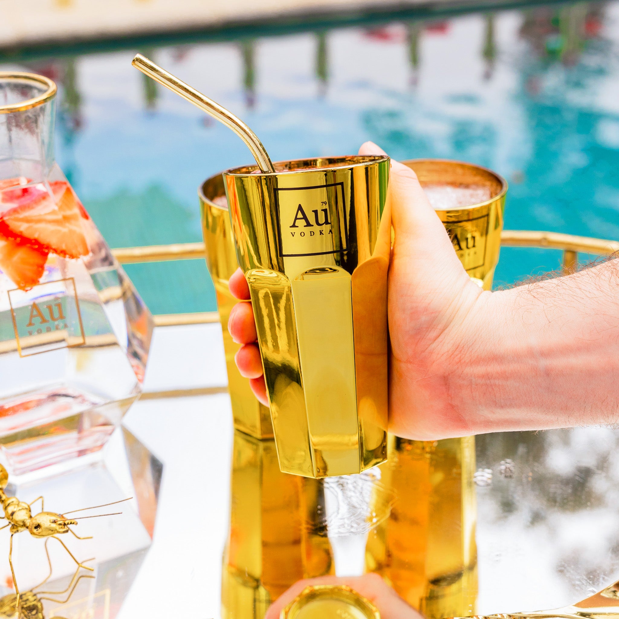 Au Gold Tumbler