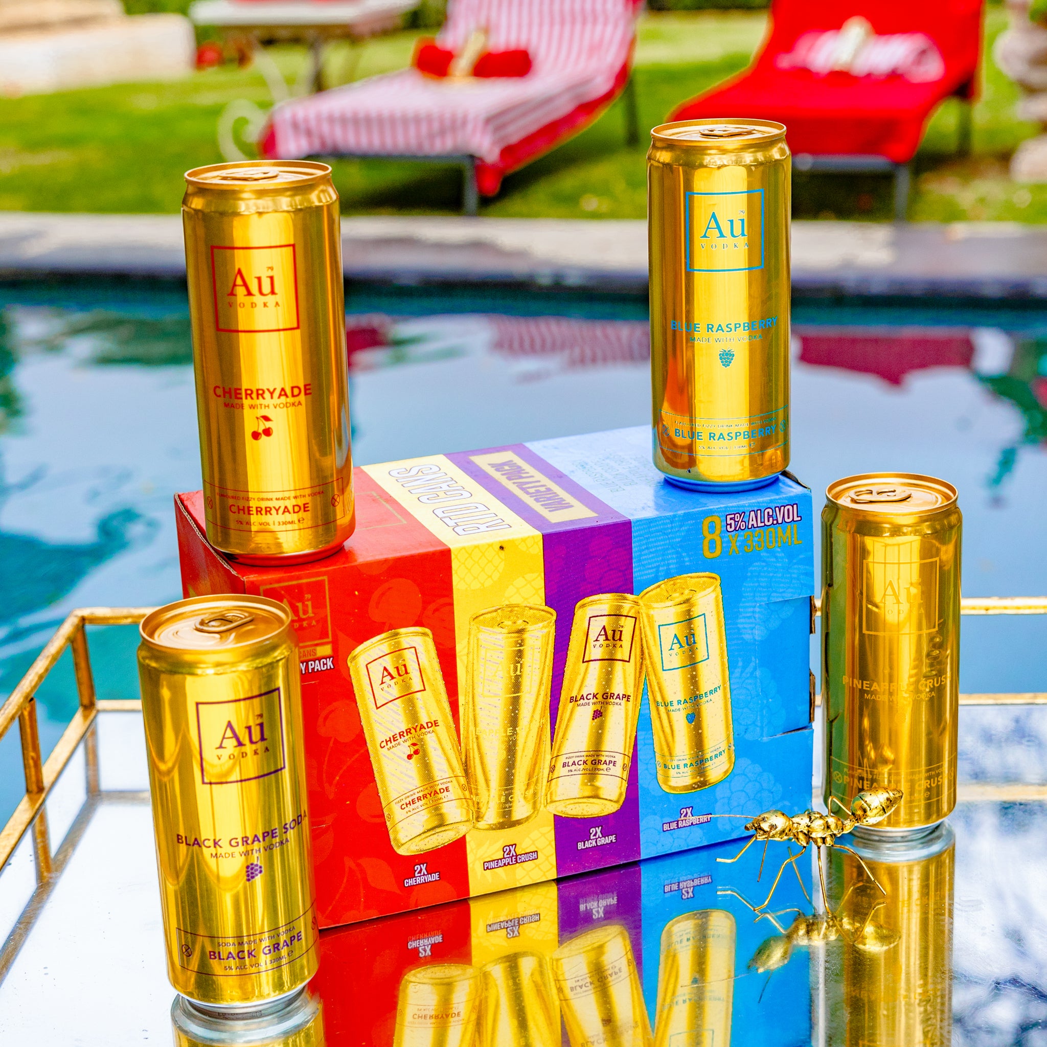Au Vodka Pre-Mixed Can Multi-Pack