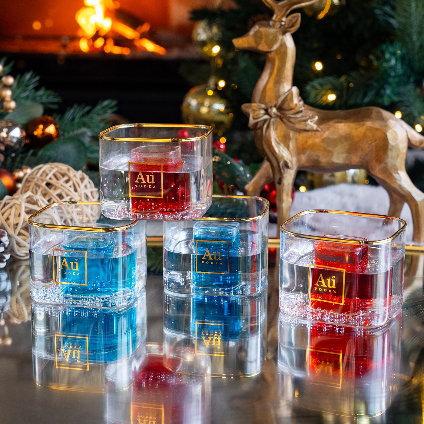 Au Vodka Bomb Glass