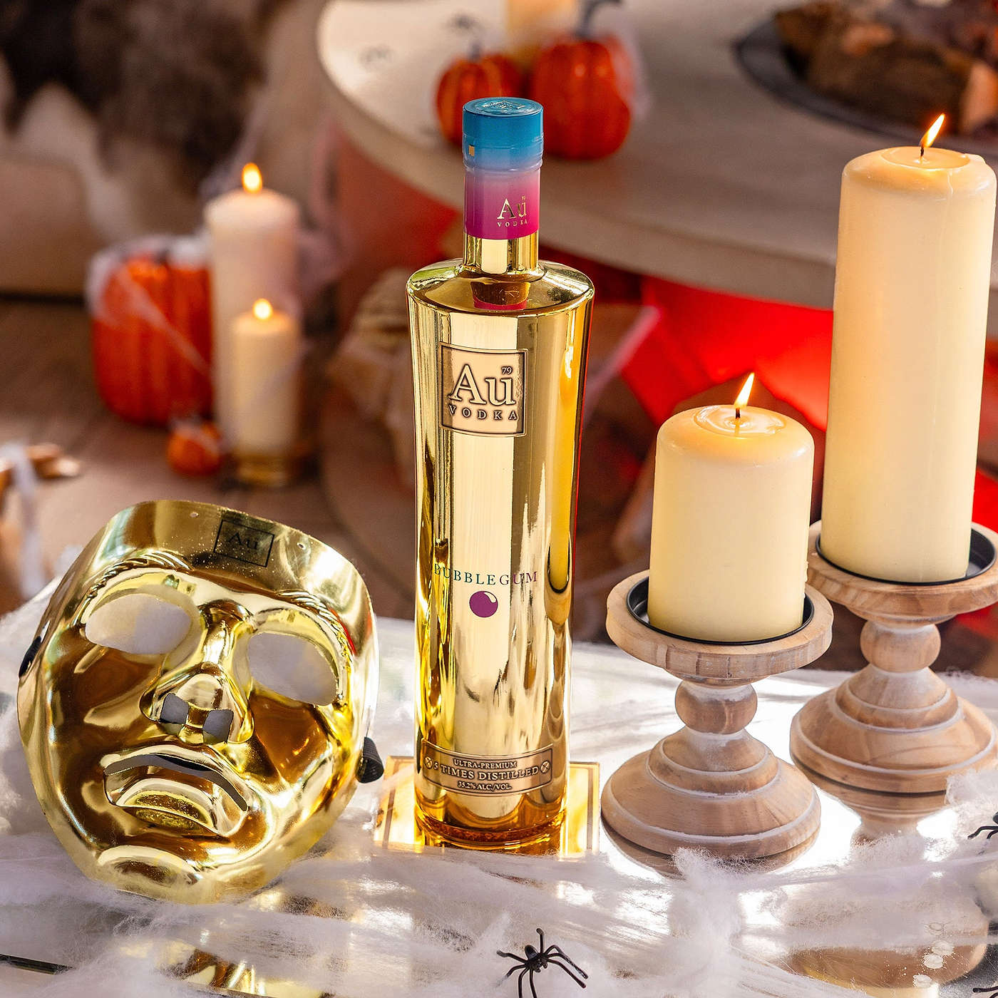 Au Vodka 70cl & Gold Mask