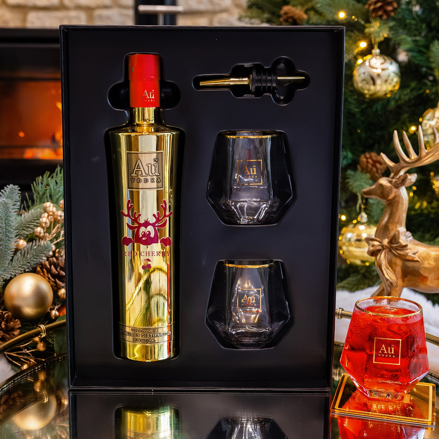 Au Vodka Christmas Edition Gift Pack