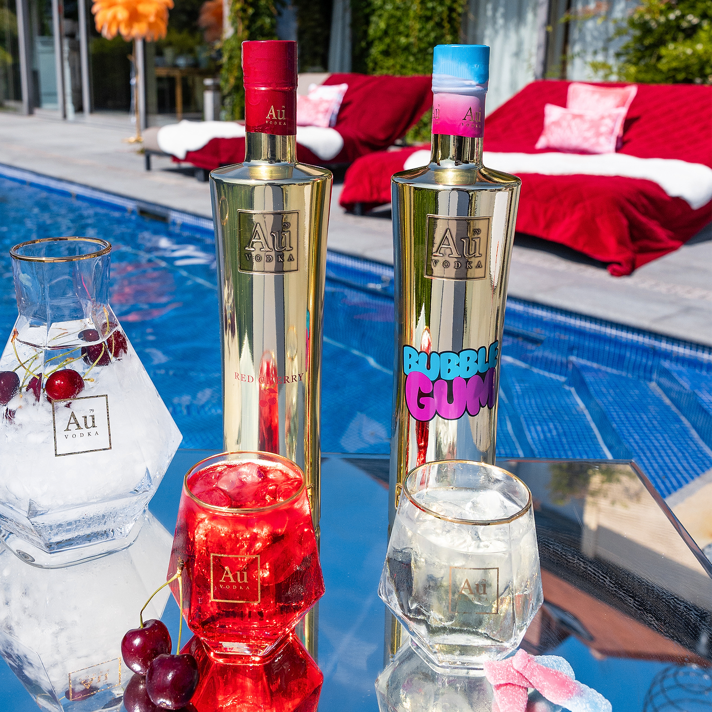 Au Vodka Red Cherry Combo - 2 Bottles