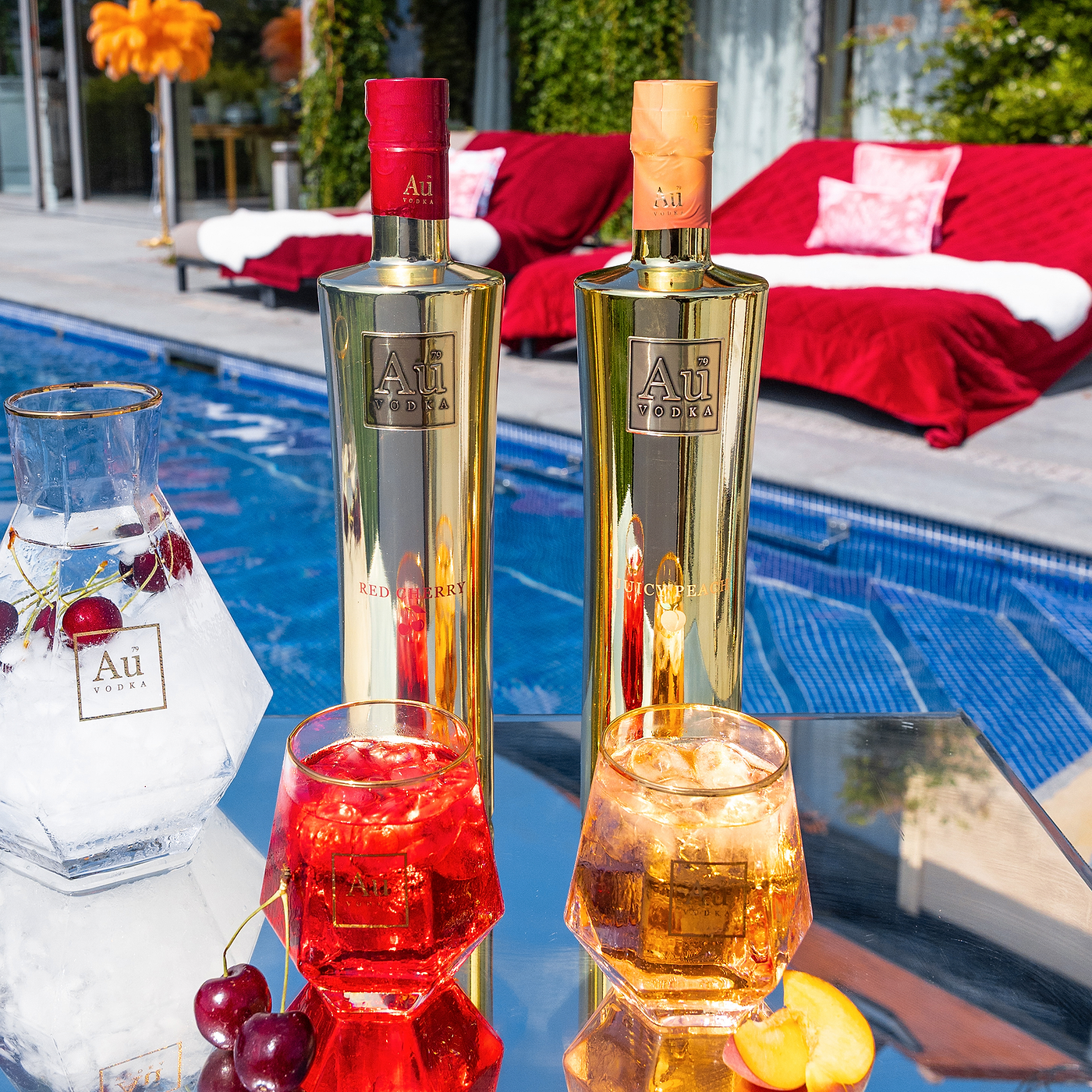 Au Vodka Red Cherry Combo - 2 Bottles