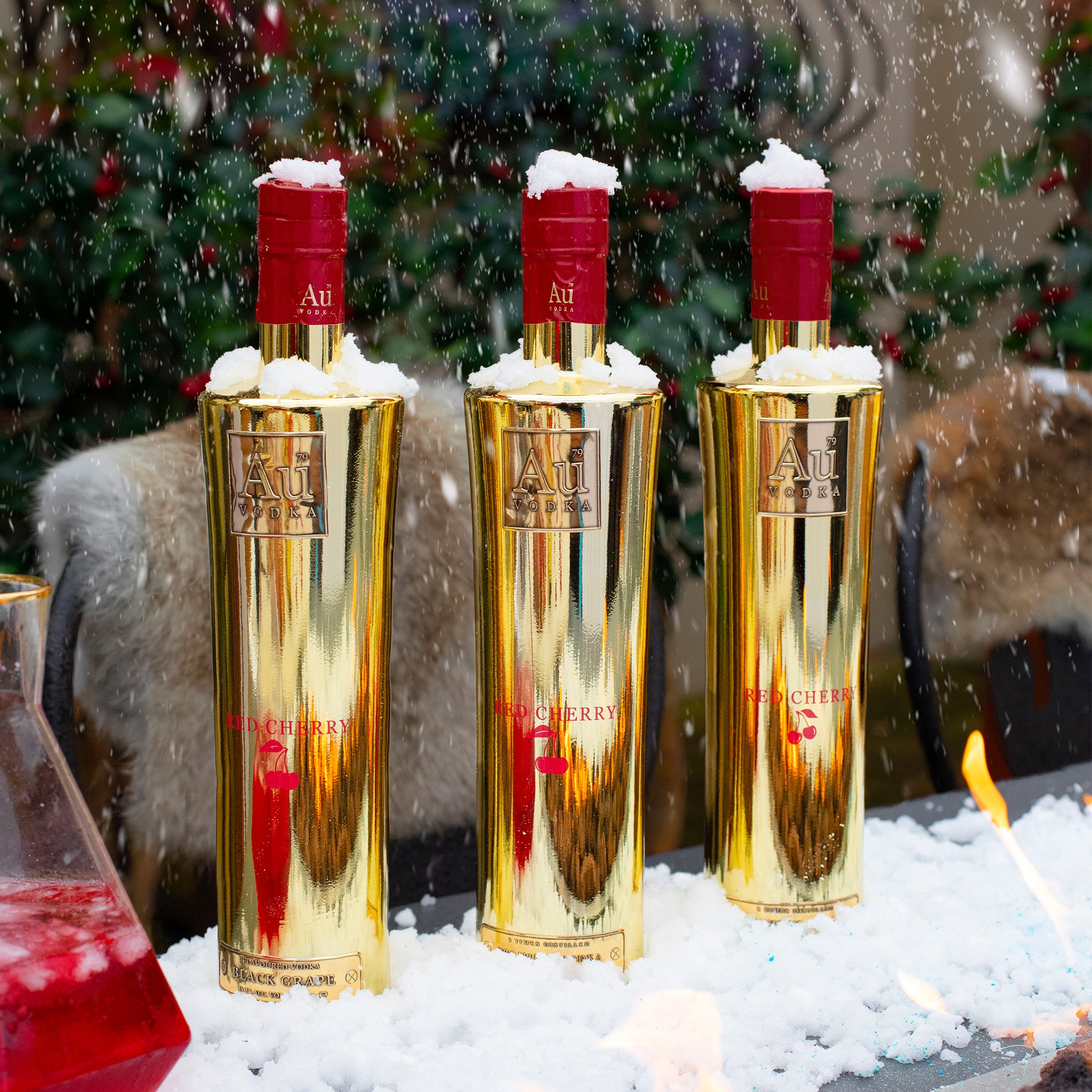 Au Vodka Red Cherry 70cl