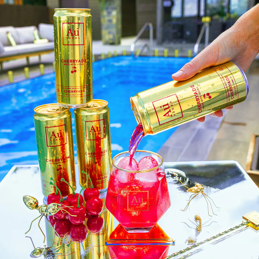 Au Vodka Case Of 12 Cans + FREE Case Of Strawberry Daiquiri Cans