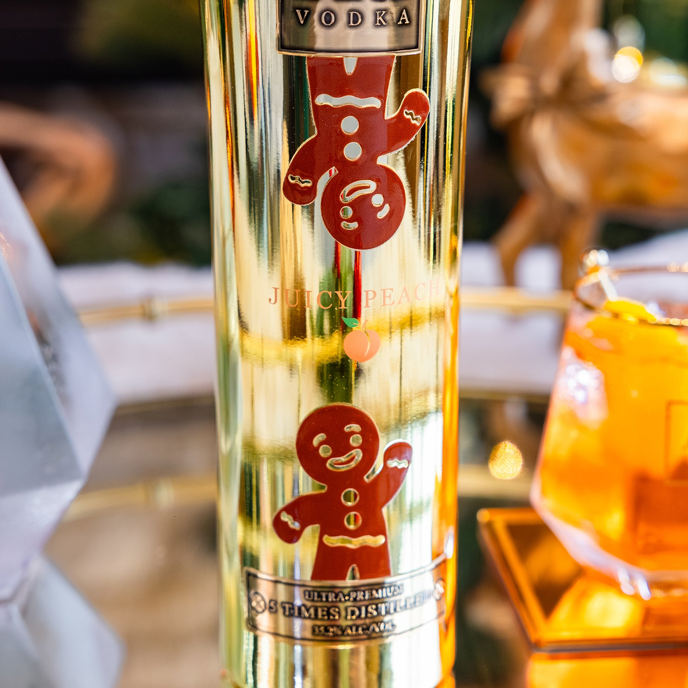 Au Vodka Christmas Edition Juicy Peach 70cl