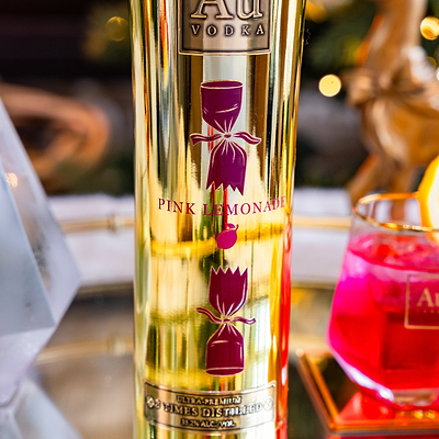 Au Vodka Christmas Edition Pink Lemonade 70cl