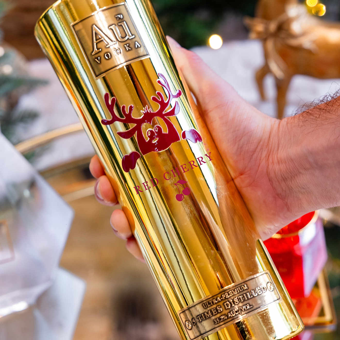 Au Vodka Christmas Edition Red Cherry 70cl