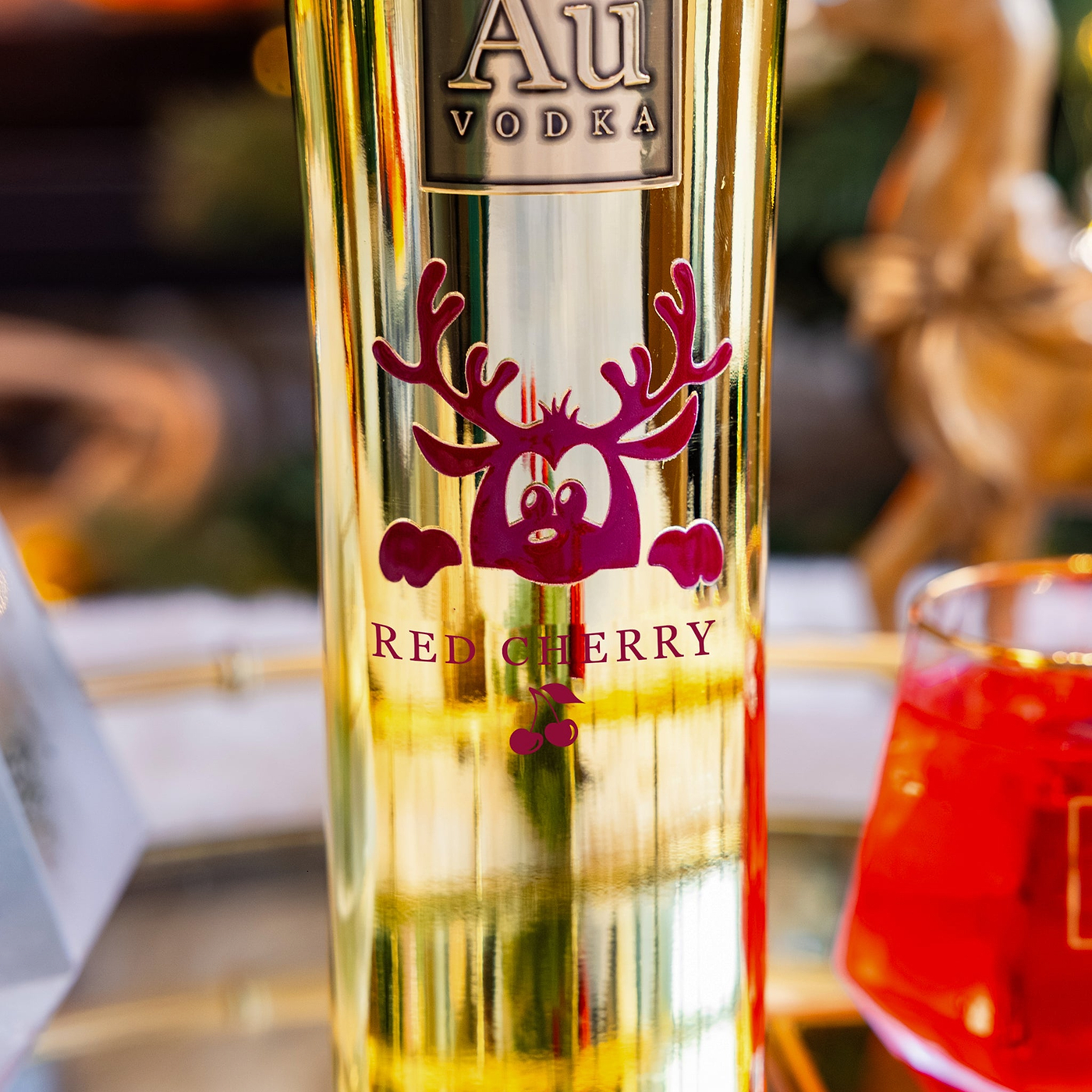 Au Vodka Christmas Edition Red Cherry 70cl