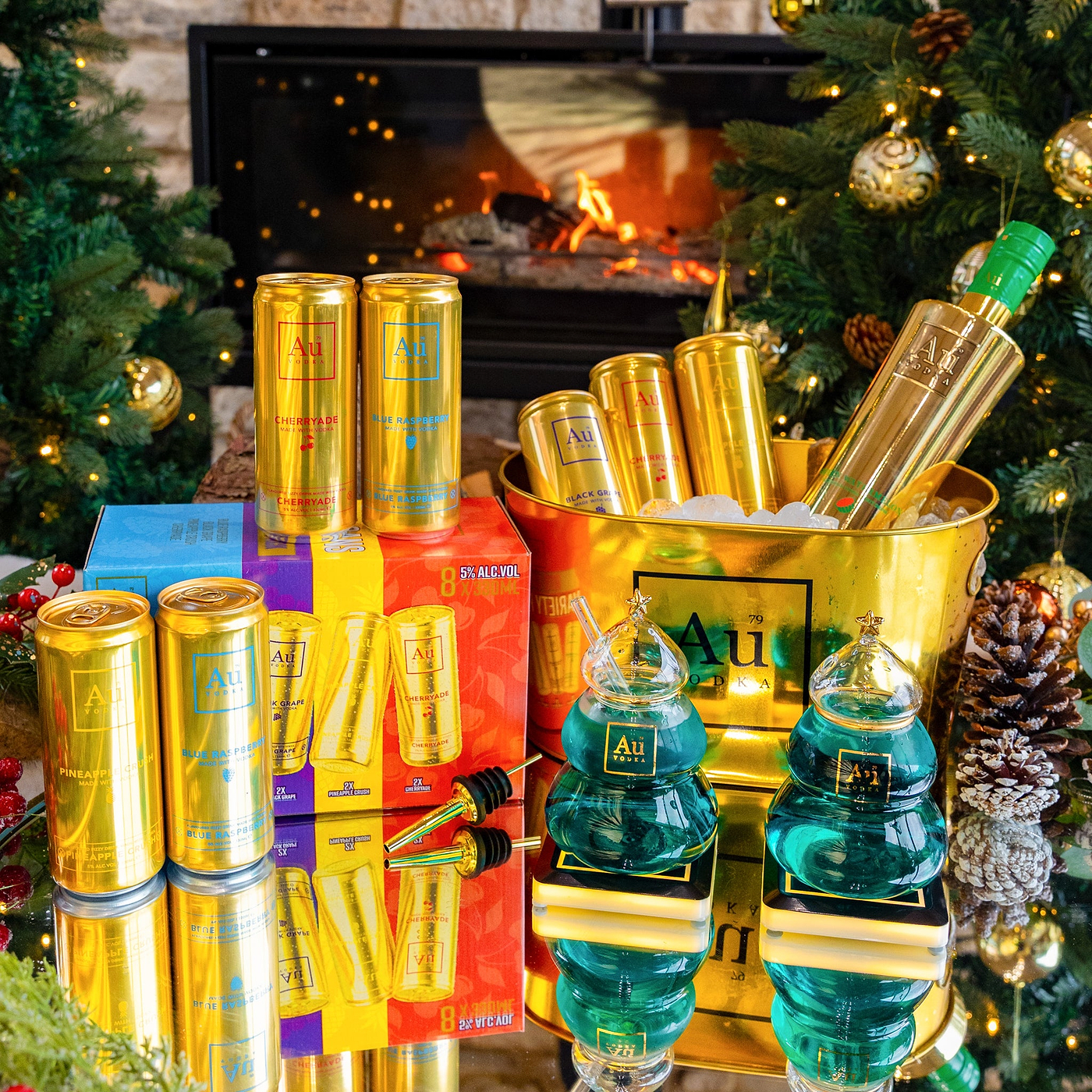 Au Vodka Christmas Mini Party Bundle