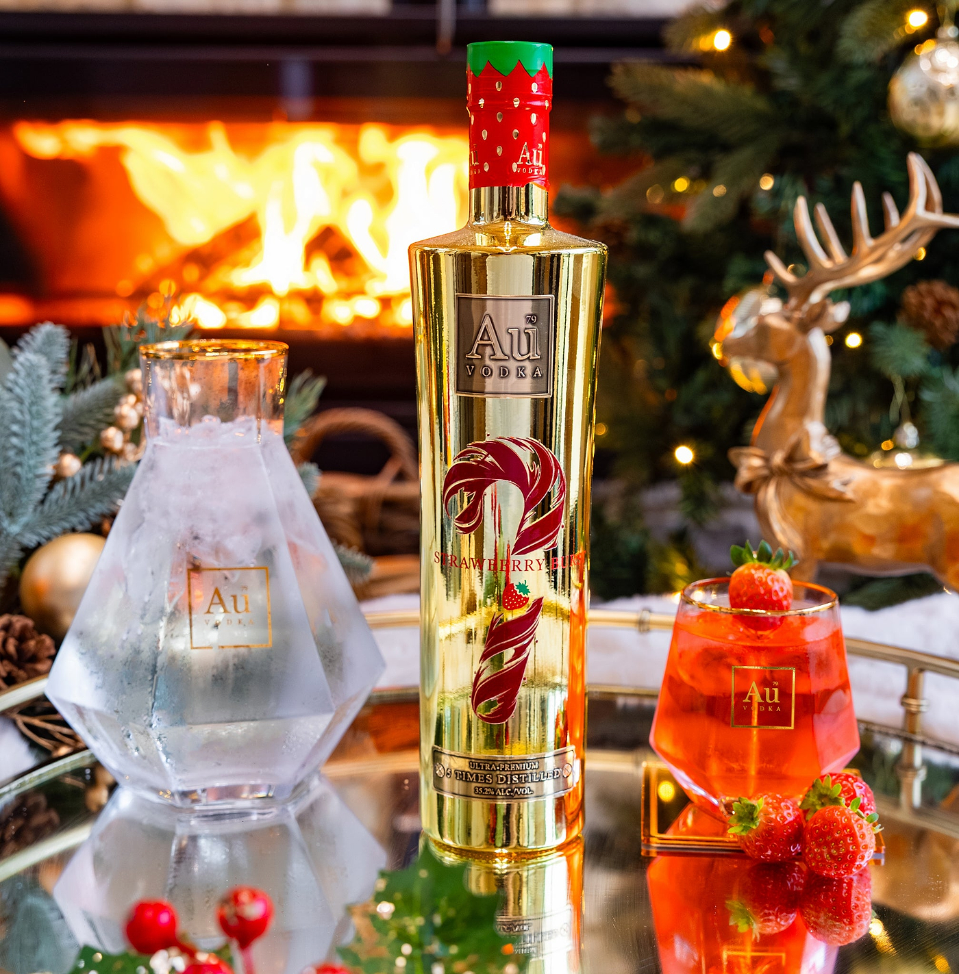 Au Vodka Christmas Edition 70cl