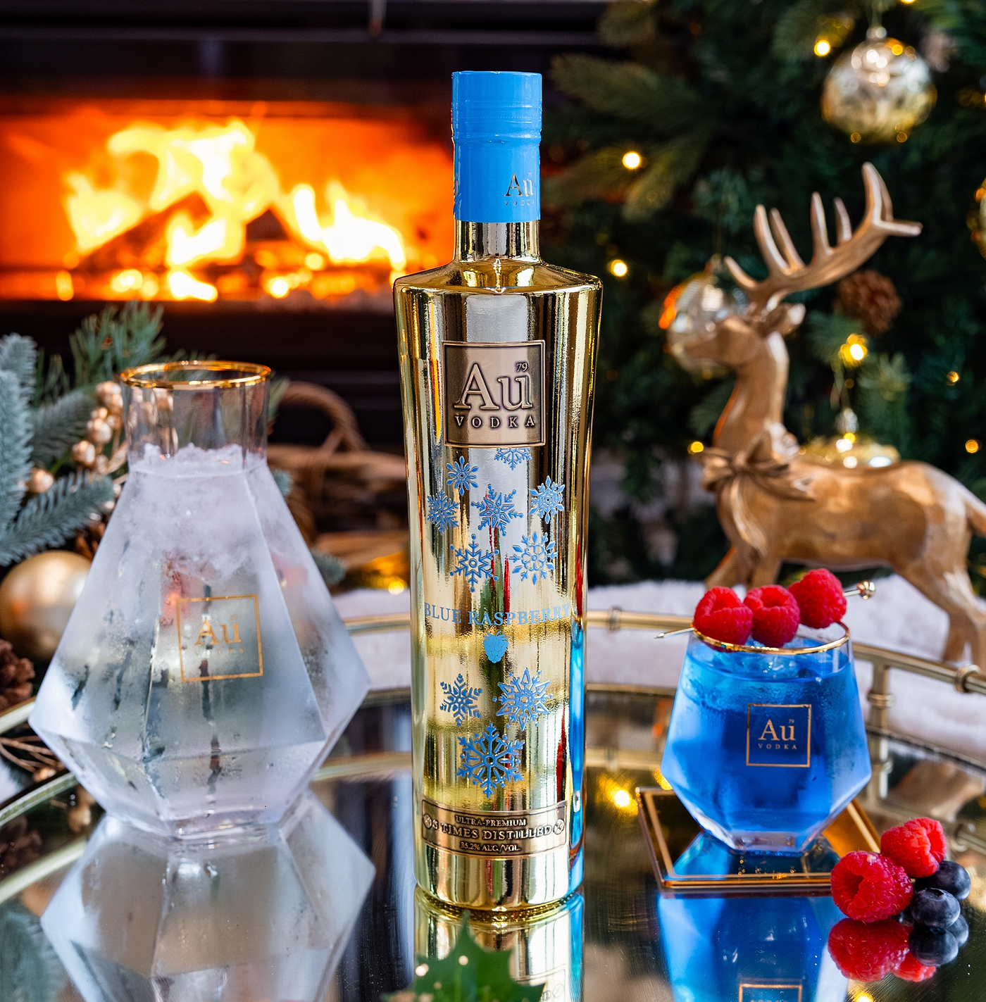 Au Vodka Christmas Edition 70cl