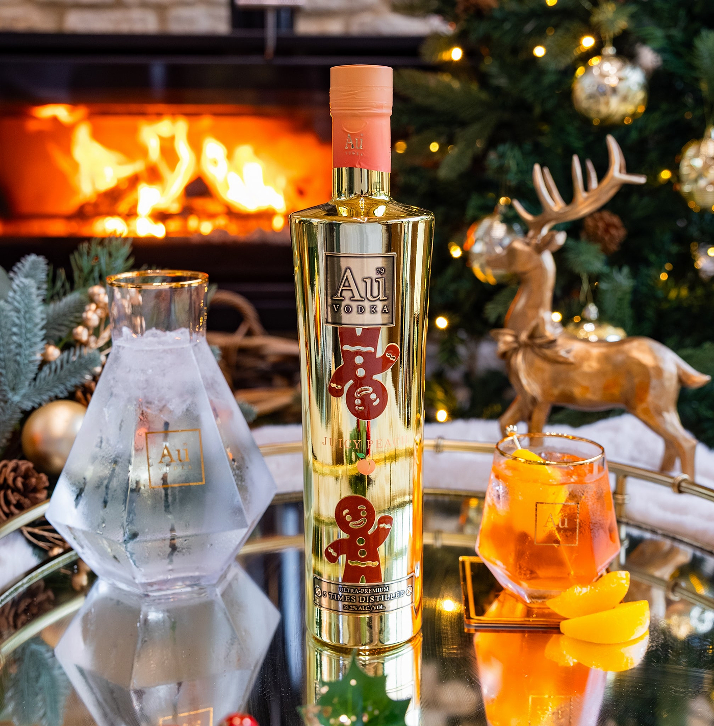 Au Vodka Christmas Edition 70cl