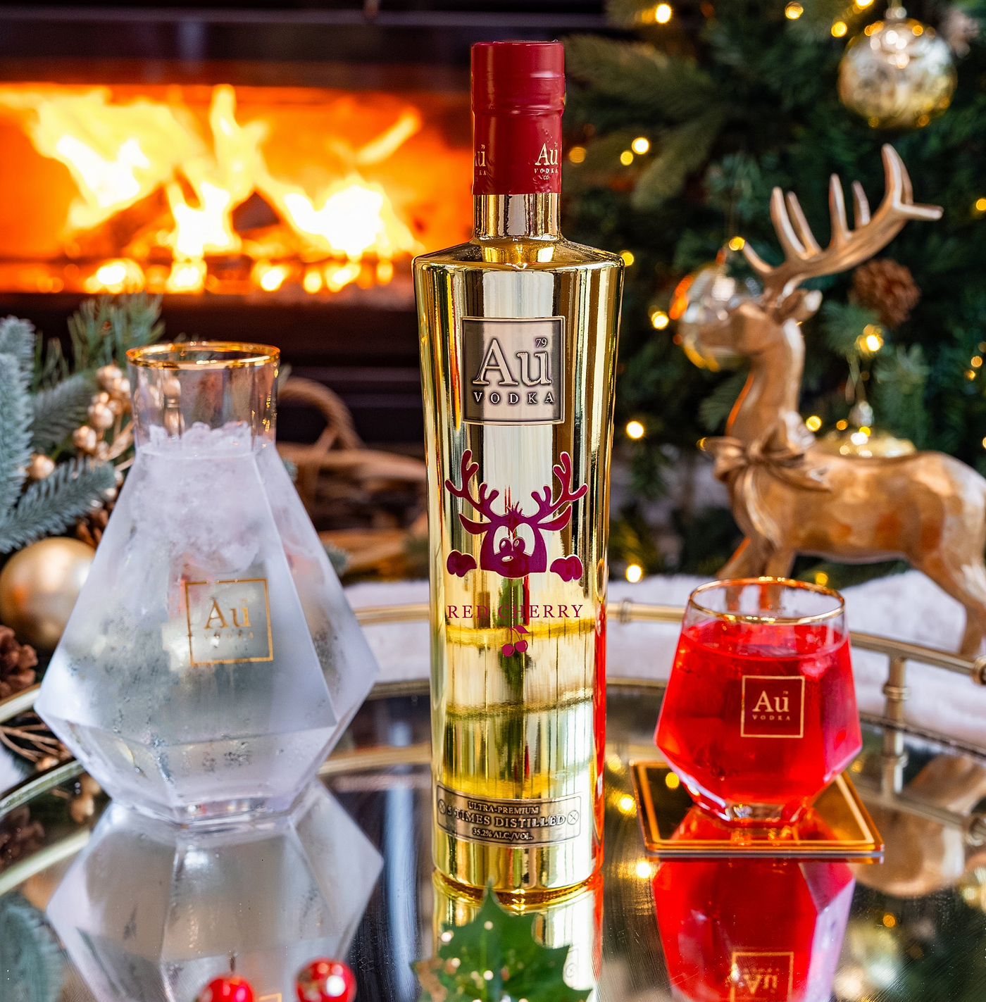 Au Vodka Christmas Edition 70cl