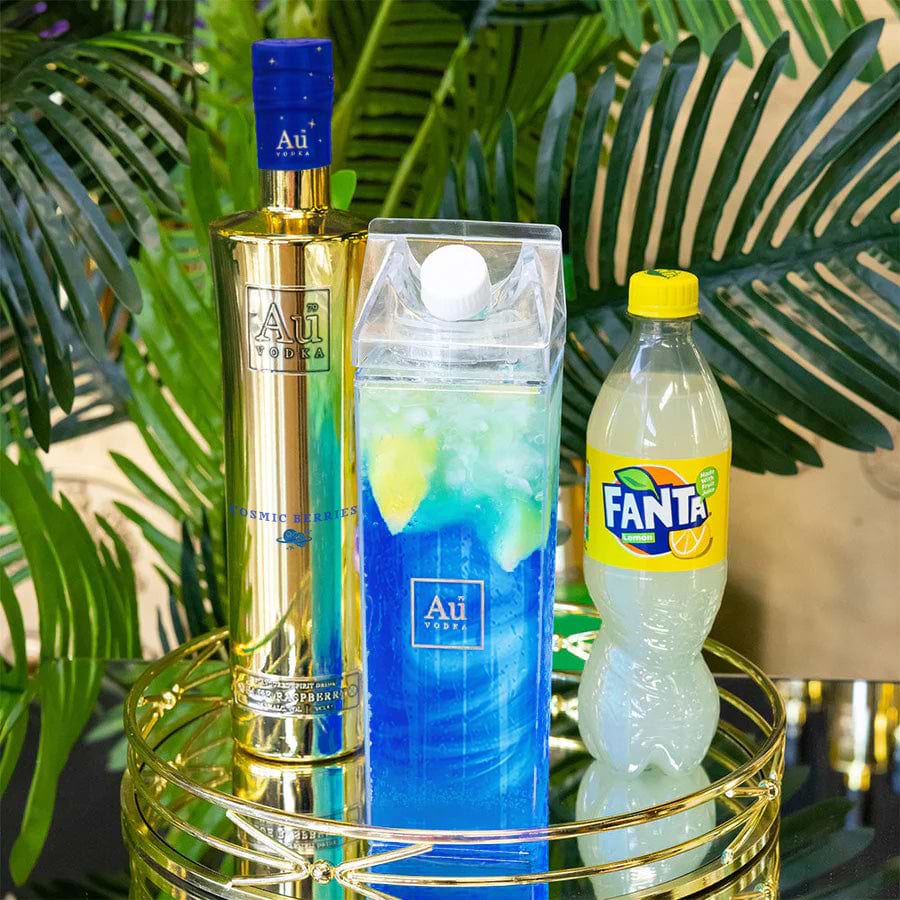 Au Vodka Cosmic Berries 70cl & FREE Cocktail Carton - Au Vodka