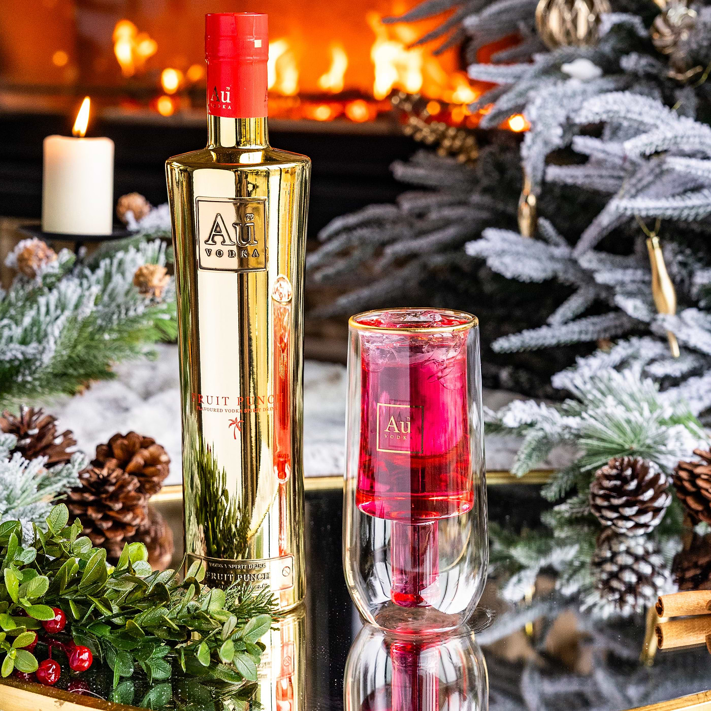 Au Double Wall Bottle Bundle - Au Vodka