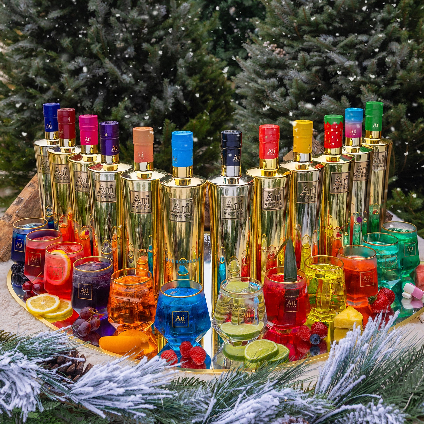 Au Vodka Full Bottle Collection - 12 Bottles