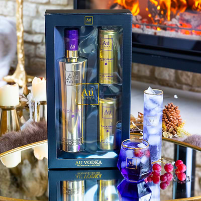 Au Vodka Signature Giftset Black Grape