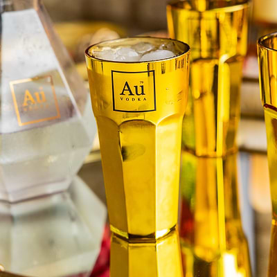 Au Vodka Red Cherry 70cl & Any Glass