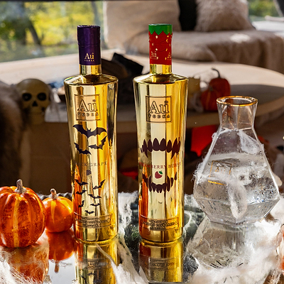 Au Vodka Limited Edition Halloween 2 Bottle Bundle