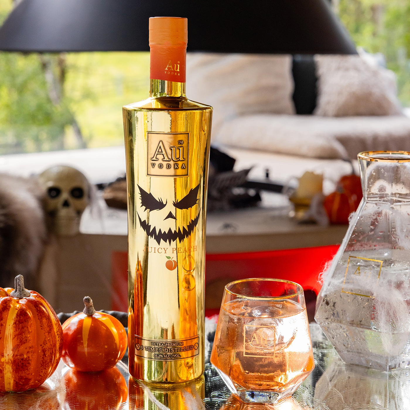 Au Vodka Limited Edition Halloween Juicy Peach 70cl