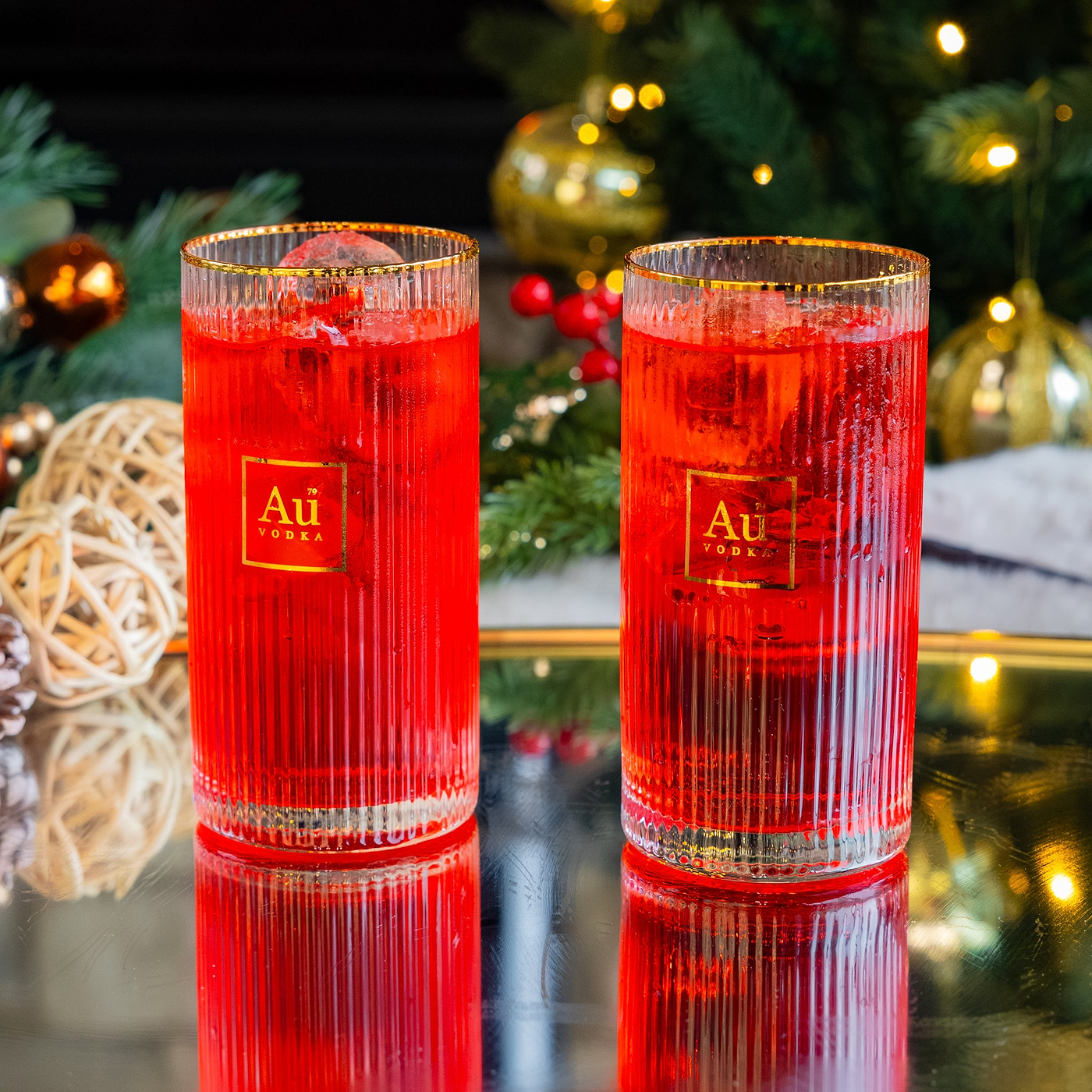 Au Vodka Hi Ball Glass