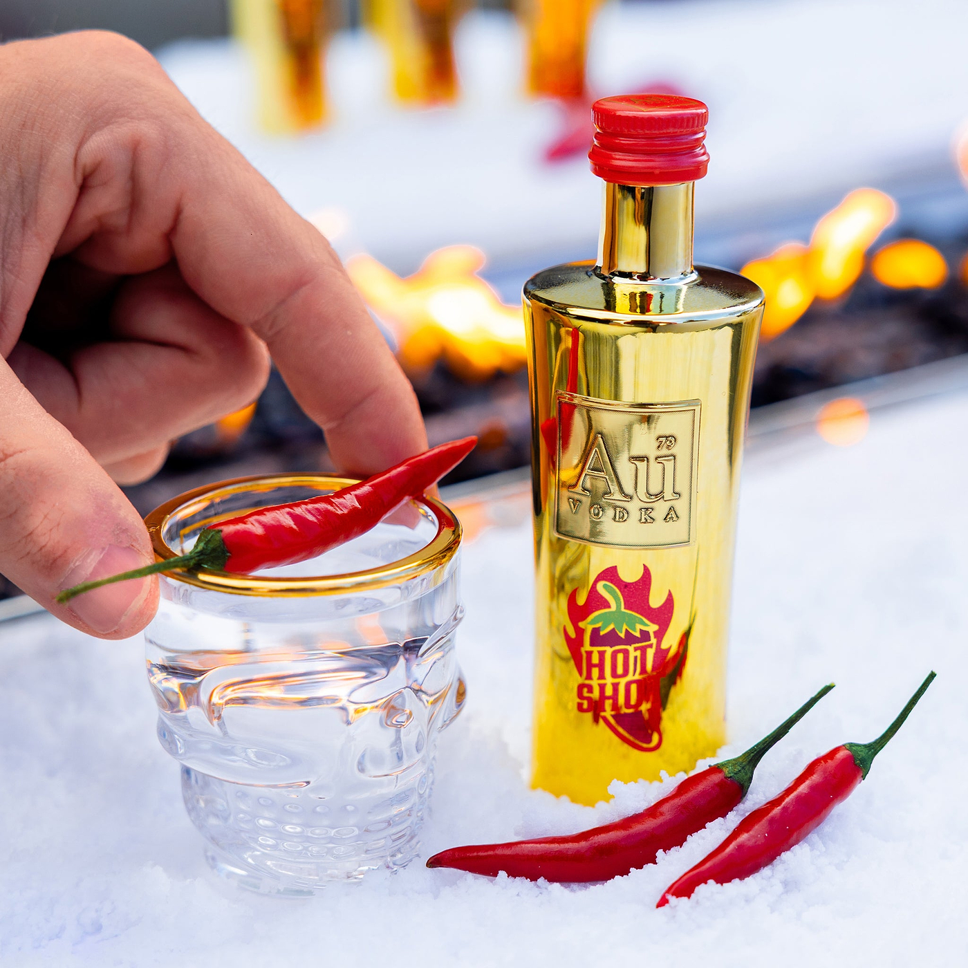 Au Vodka Limited Edition Hot Shot Gift Set
