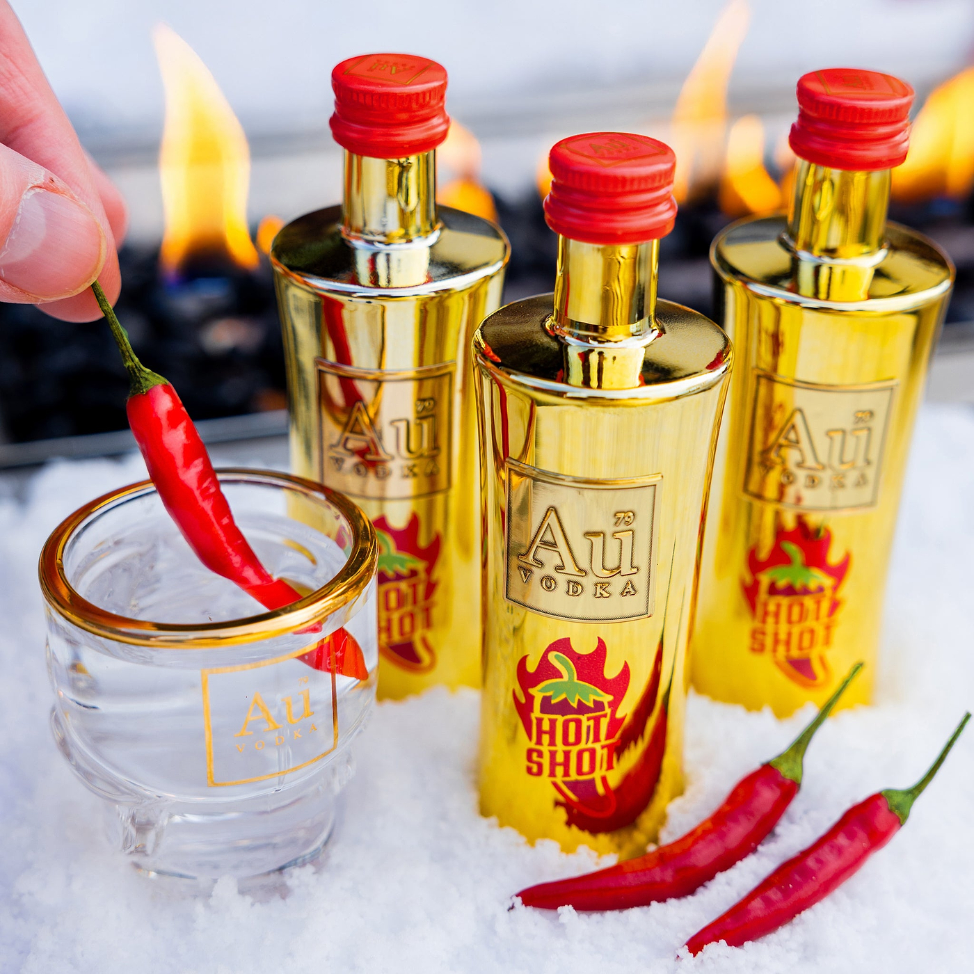 Au Vodka Limited Edition Hot Shot Gift Set