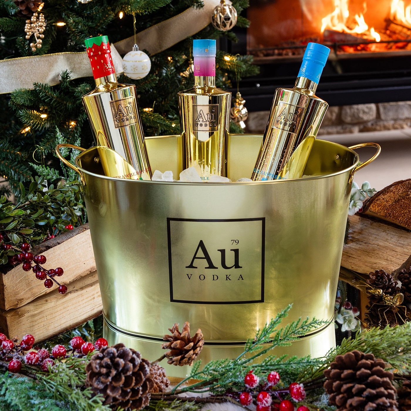 Au Gold Ice Bucket - Au Vodka