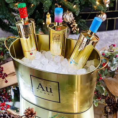 Au Gold Ice Bucket - Au Vodka