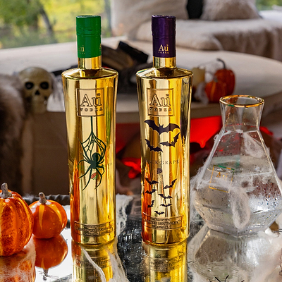 Au Vodka Limited Edition Halloween 2 Bottle Bundle