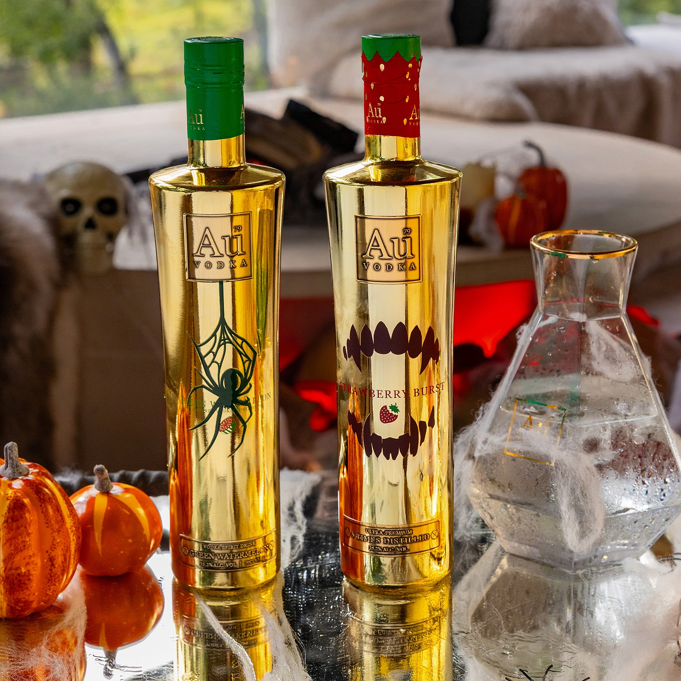 Au Vodka Limited Edition Halloween 2 Bottle Bundle