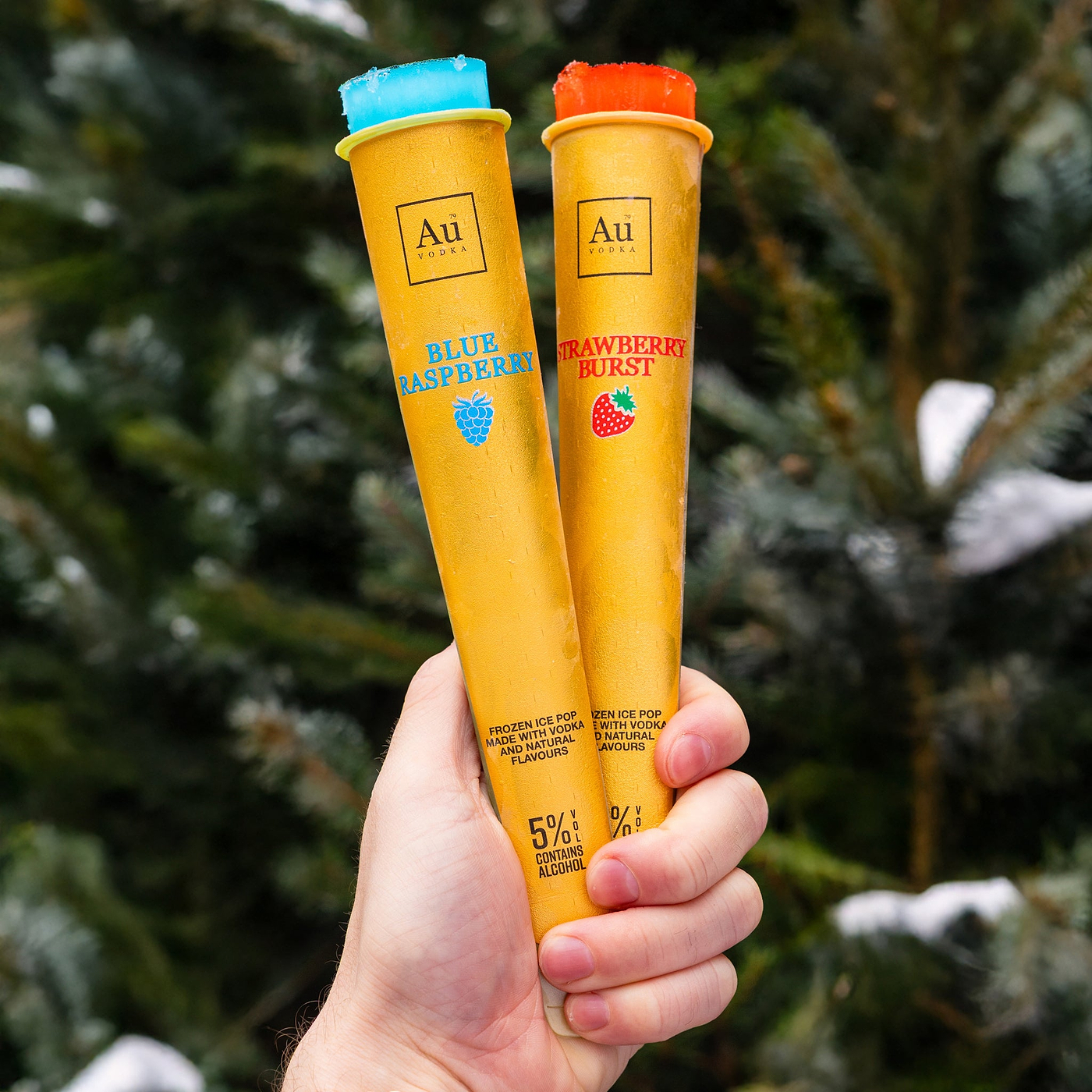 Au Vodka Mixed Ice Lollies - 24 Pack