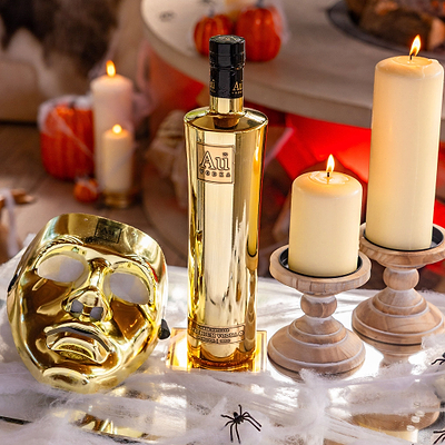 Au Vodka 70cl & Gold Mask