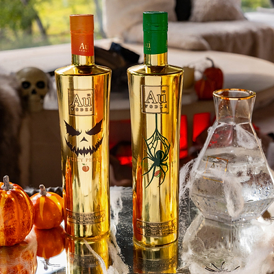 Au Vodka Limited Edition Halloween 2 Bottle Bundle