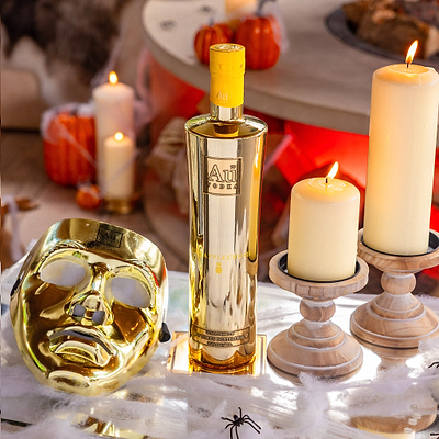 Au Vodka 70cl & Gold Mask