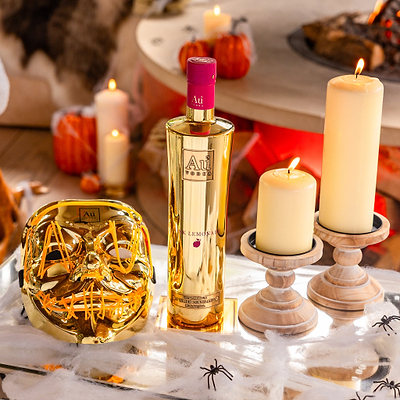 Au Vodka 70cl & LED Gold Mask