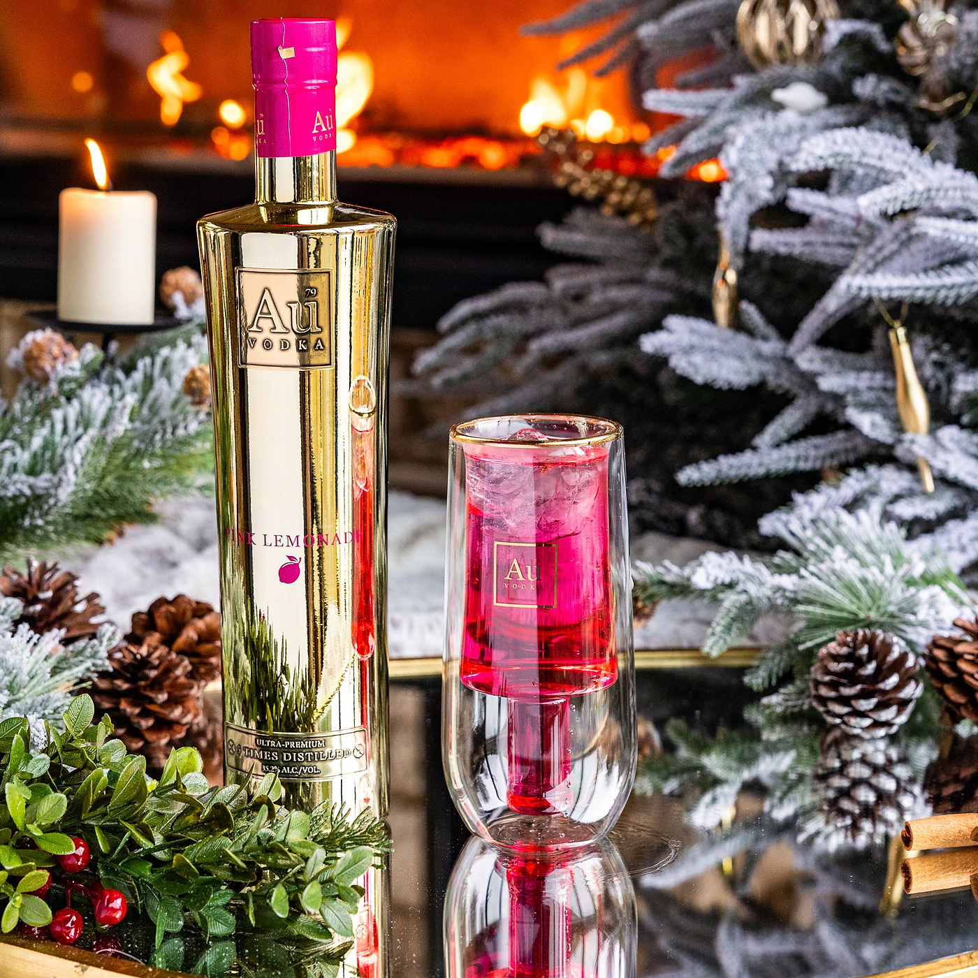 Au Double Wall Bottle Bundle - Au Vodka