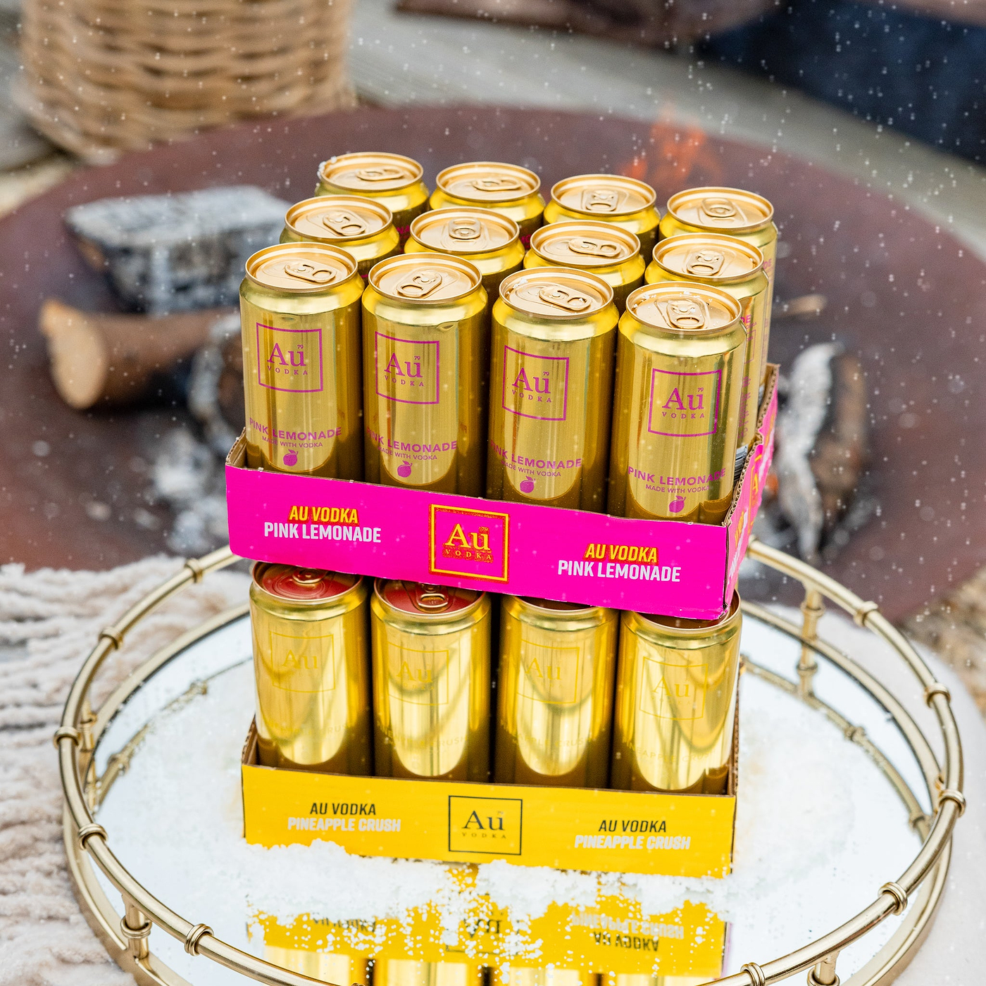 Au Vodka Pre-Mixed Cans - 24 Pack