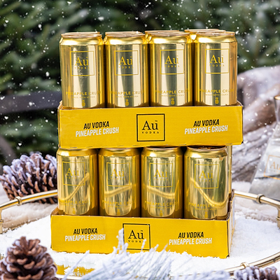 Au Pineapple Crush Cans - Au Vodka