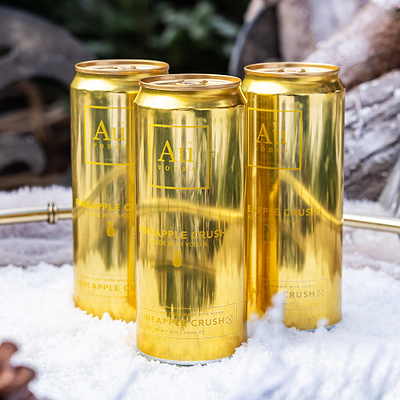 Au Pineapple Crush Cans - Au Vodka