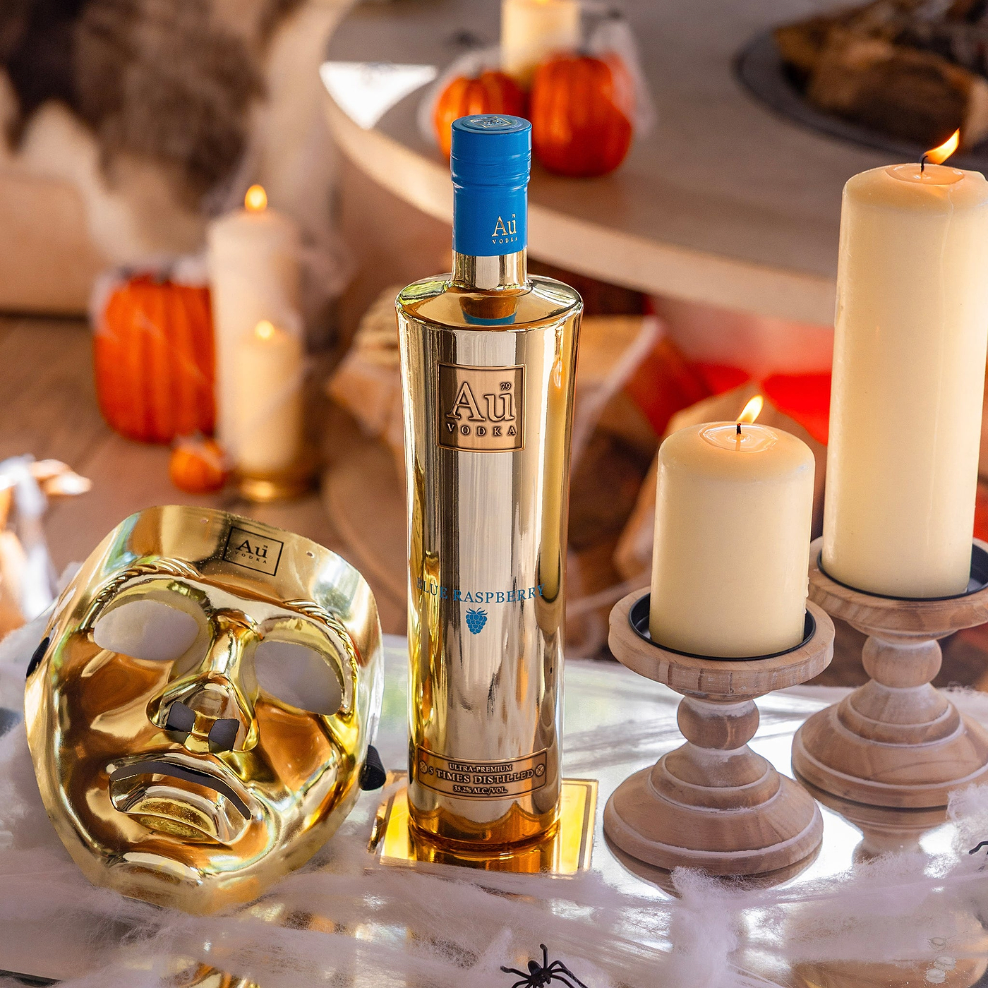 Au Vodka 70cl & Gold Mask