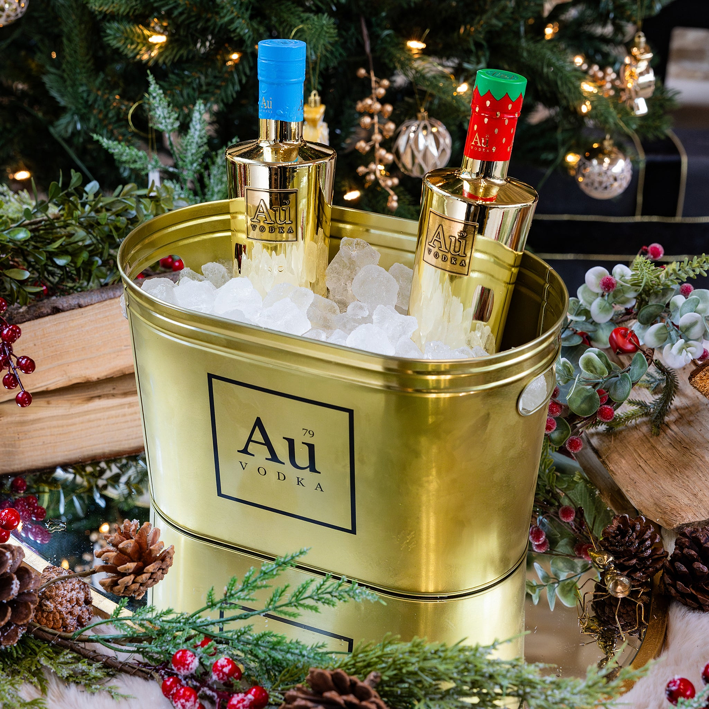 Au Gold Ice Bucket - Au Vodka