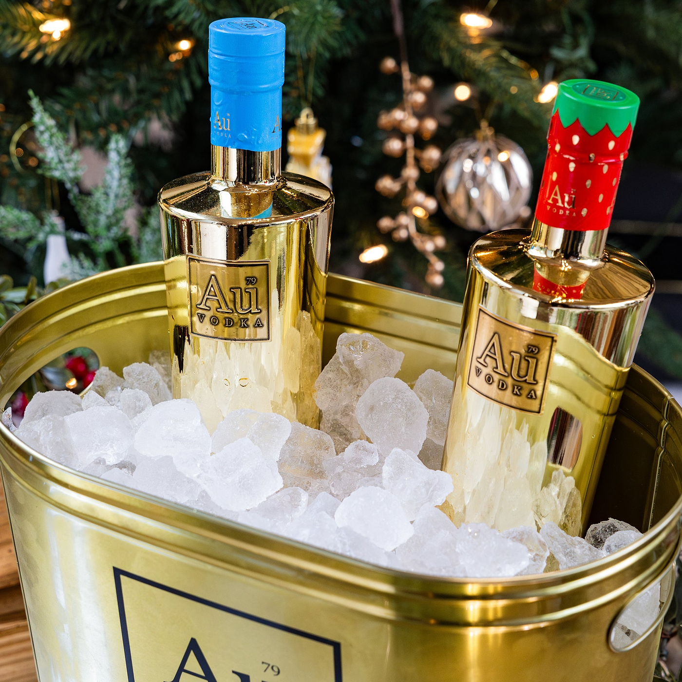 Au Gold Ice Bucket - Au Vodka